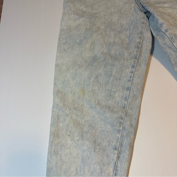 Vintage 80s Palmettos Jeans Light Acid Wash High Rise Tapered - Picture 5 of 11